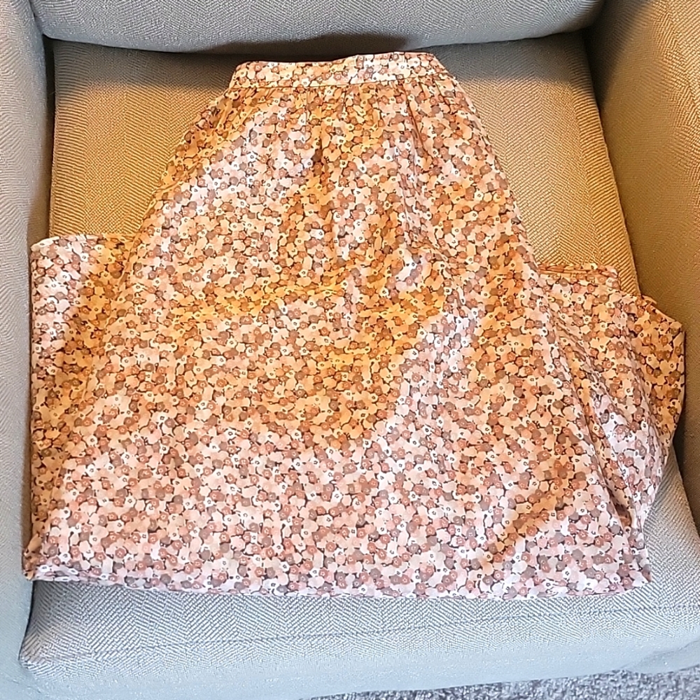 Vintage | Circle Skirt | Pink | Floral | Midi Skir